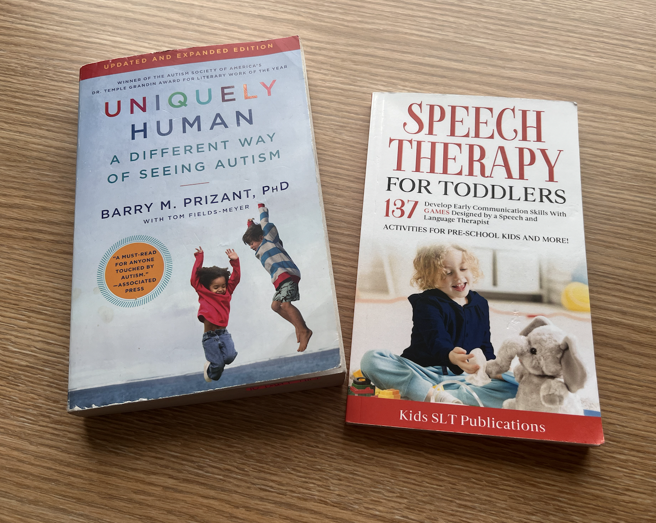 Books for helping autistic toddlers and people